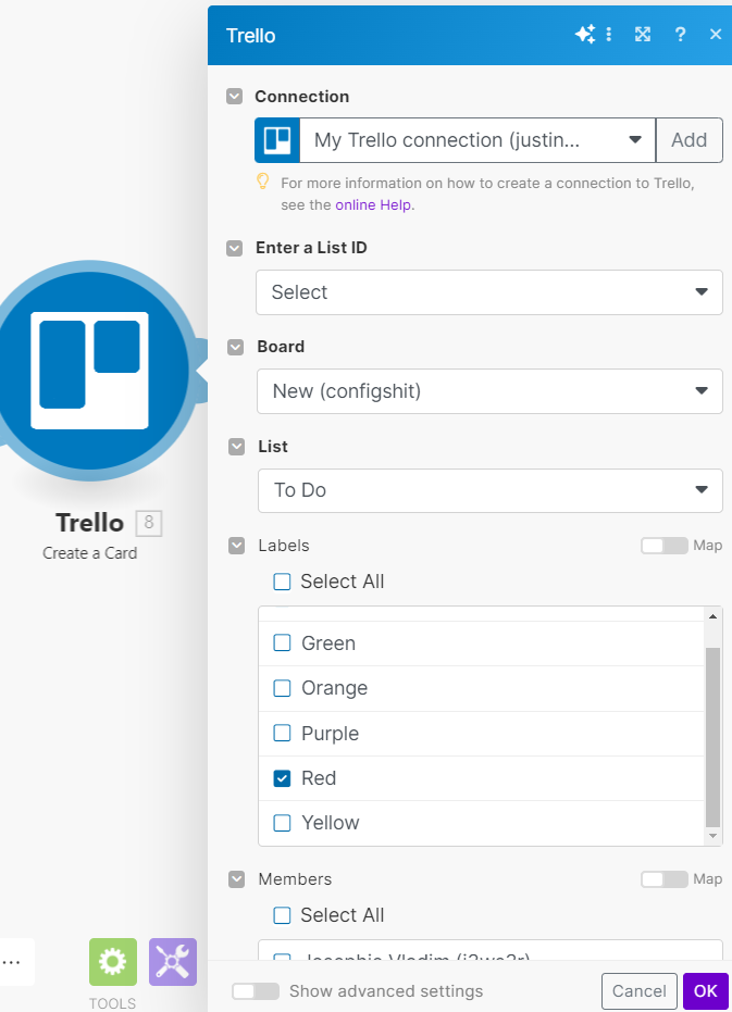 trello card